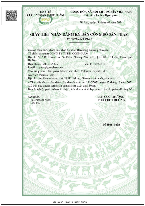 TPBVSK Calcium Capsule - Ảnh 6