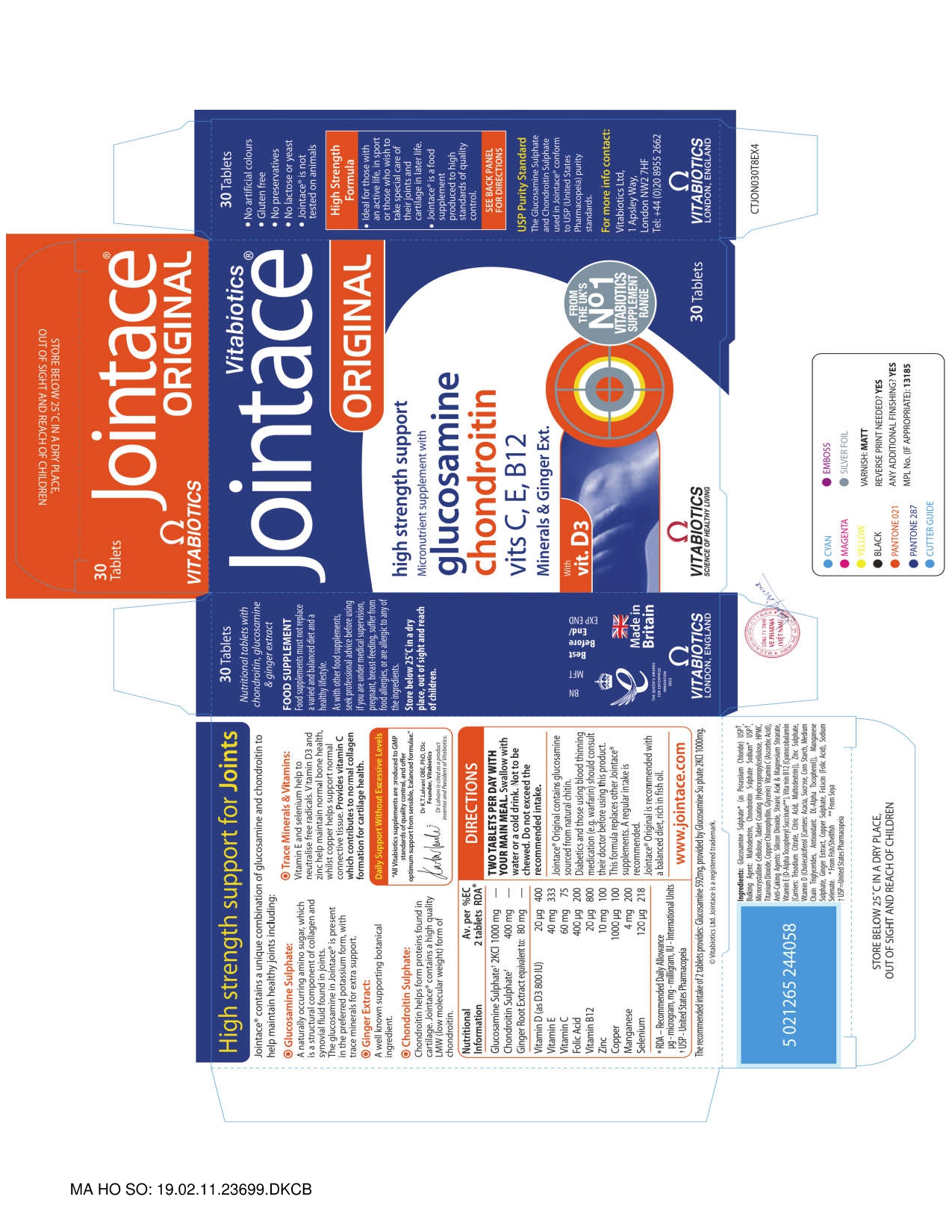 Vitabiotics Jointace - Hỗ trợ tăng tiết dịch khớp - Ảnh 3