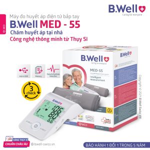 Máy đo huyết áp bắp tay B.Well Swiss MED-55