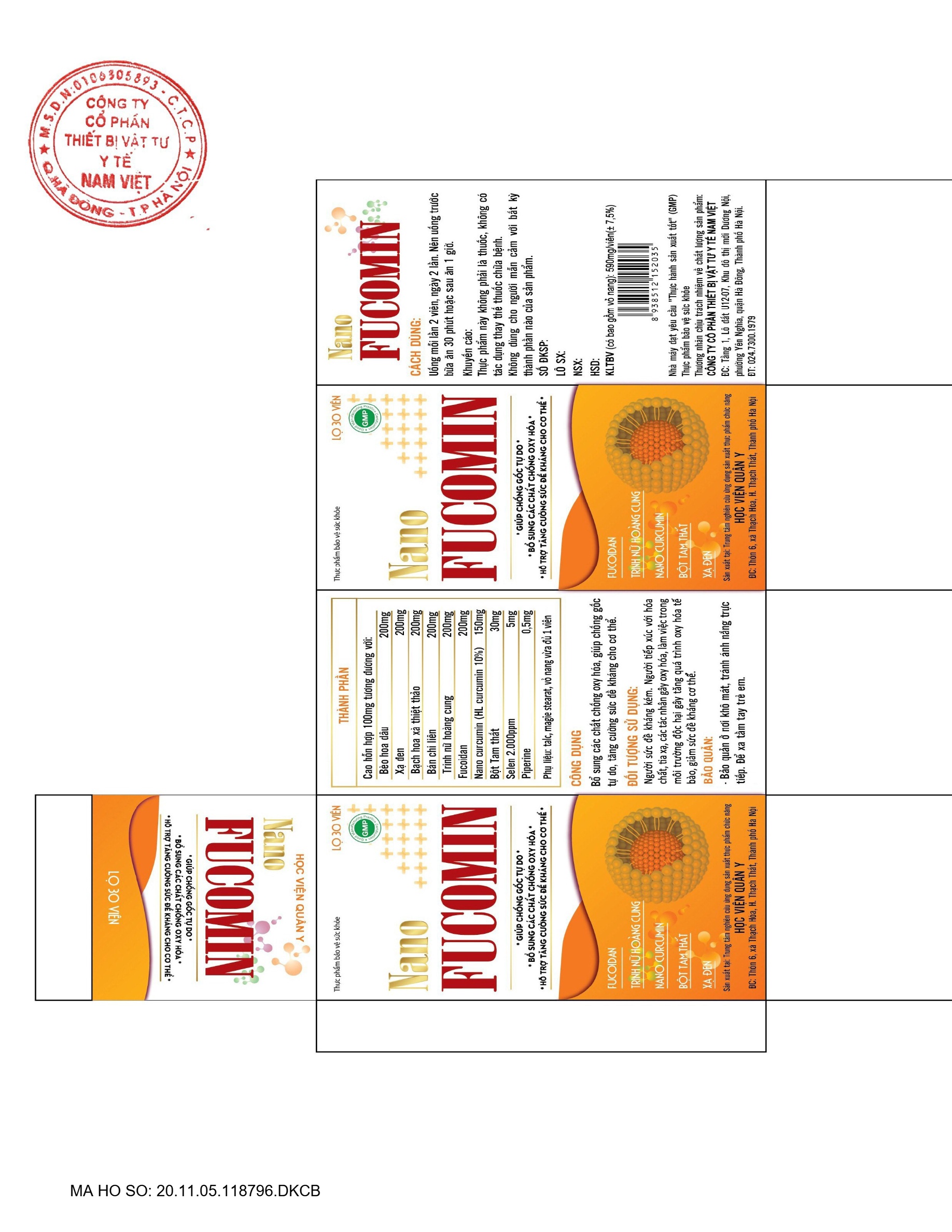 Nano Fucomin HVQY ( L/30 viên ) - Ảnh 5