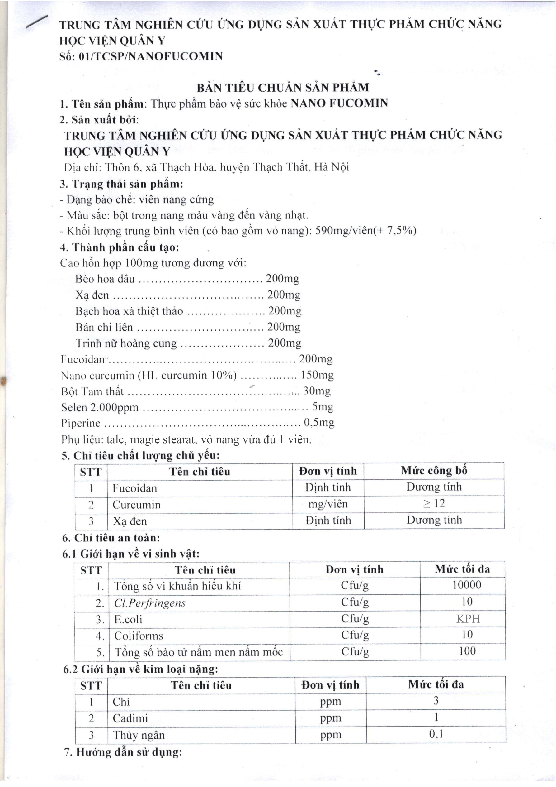 Nano Fucomin HVQY ( L/30 viên ) - Ảnh 6