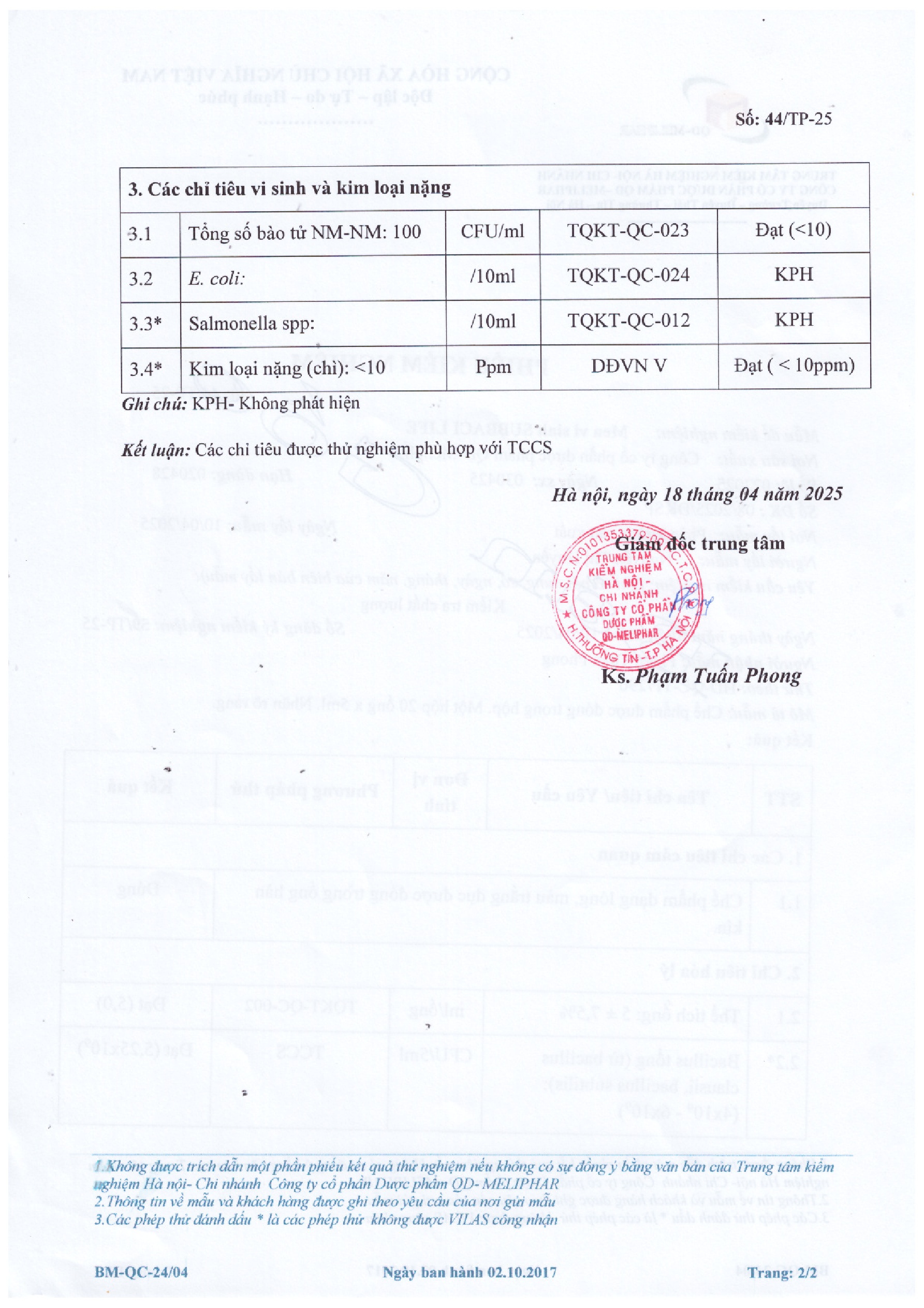 Subbaci Life (H*20 ống*5ml) - Ảnh 4