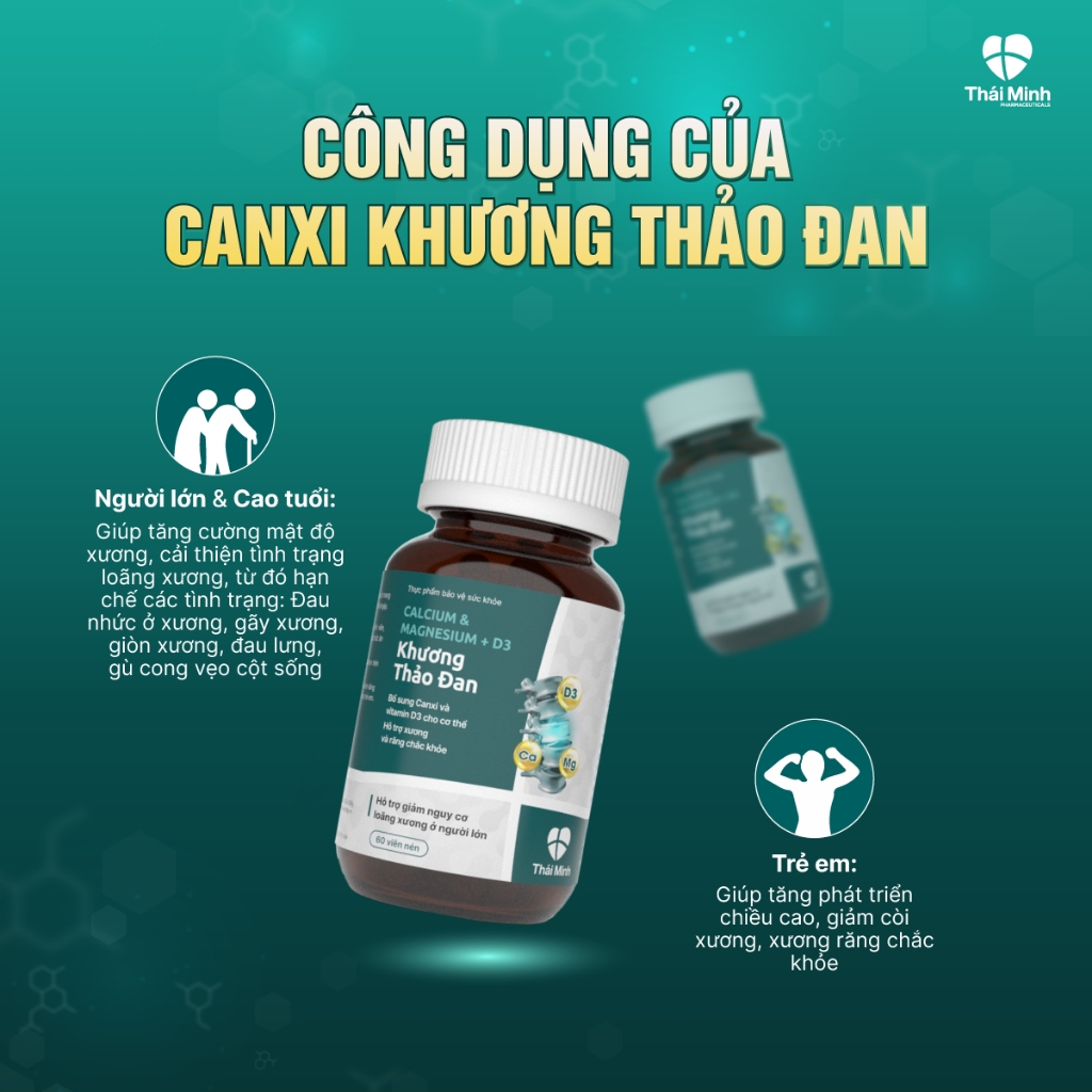 Calcium D3 Khương Thảo Đan ( H/200v) - Ảnh 3